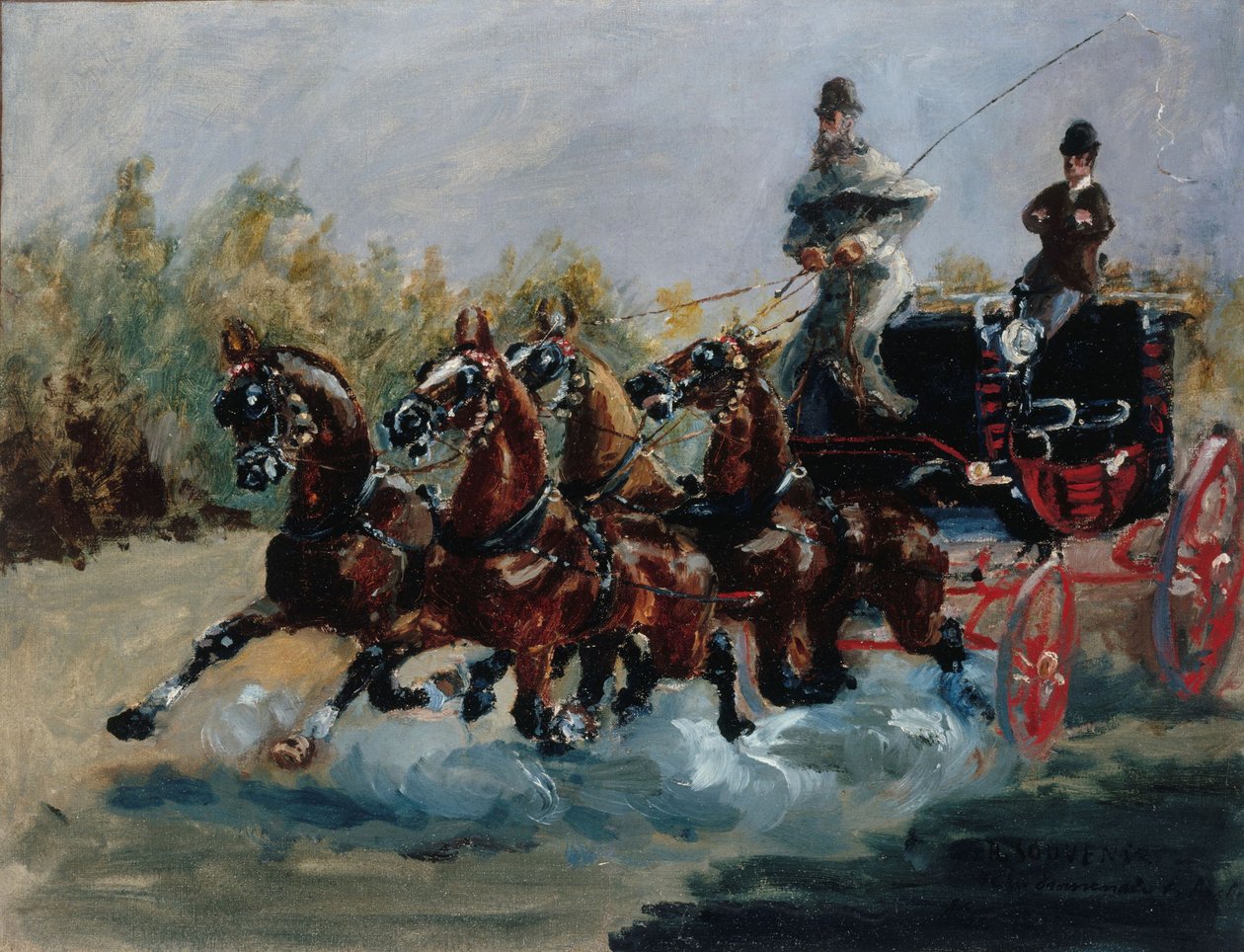 Nizza, an der Promenade des Anglais von Henri de Toulouse Lautrec