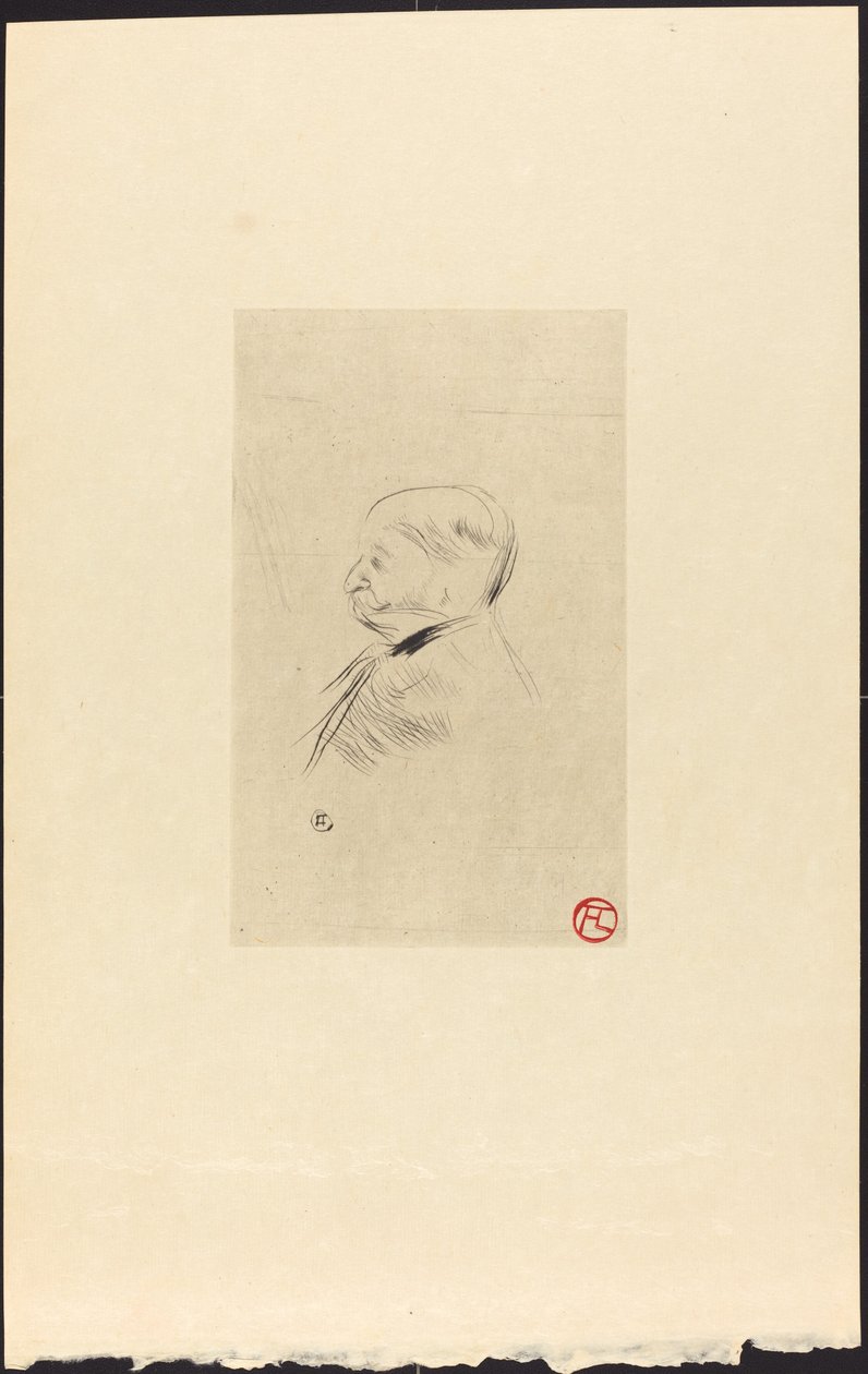 Porträt von M. X, 1898 von Henri de Toulouse Lautrec