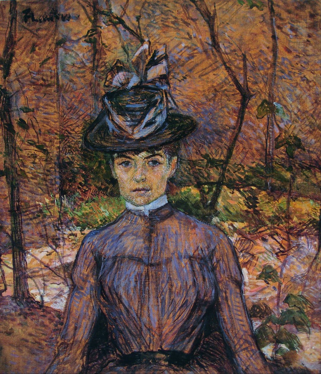 Porträt von Suzanne Valadon, 1865-1938 von Henri de Toulouse Lautrec