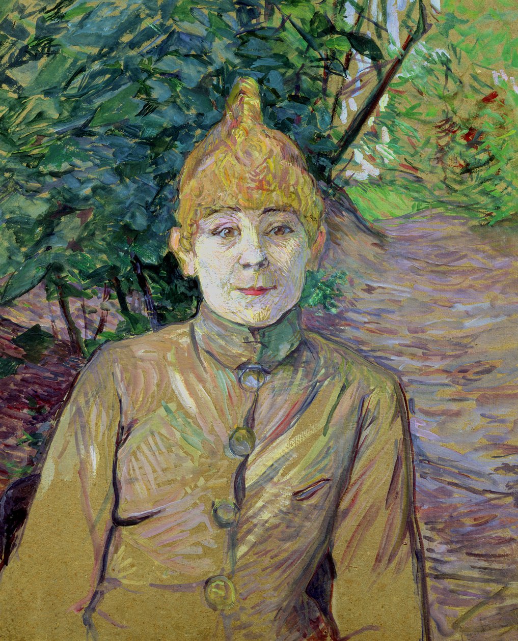 Porträt einer Frau, möglicherweise die französische Tänzerin Louise Weber (1870-1927) bekannt als 