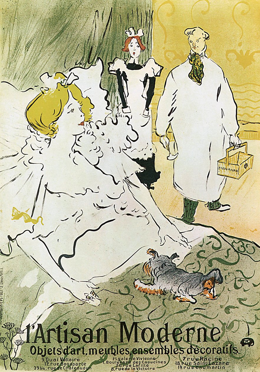 Qui, Der moderne Handwerker, 1894 von Henri de Toulouse Lautrec