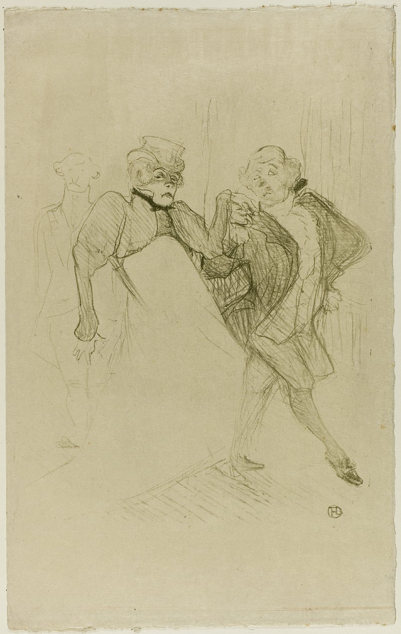 Réjane und Galipaux in Madame Sans-Gêne von Henri de Toulouse Lautrec