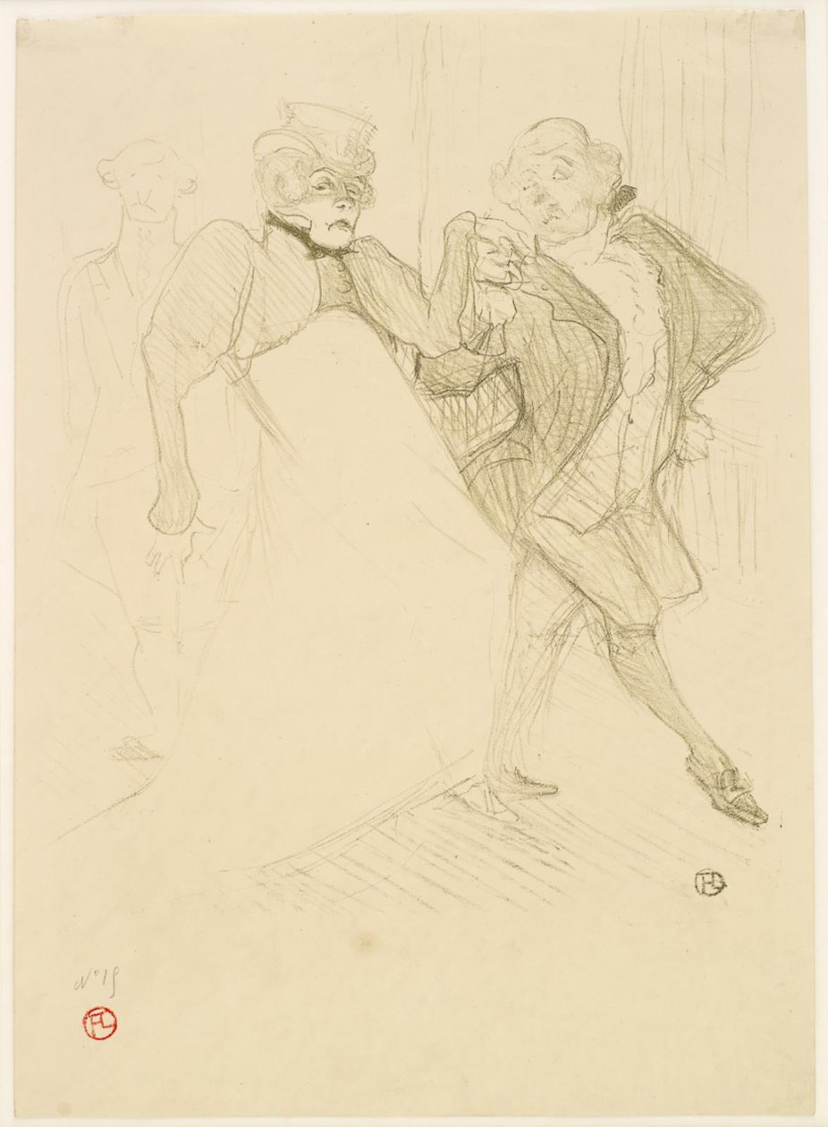 Réjane und Galipaux in Madame Sans-Gêne von Henri de Toulouse Lautrec
