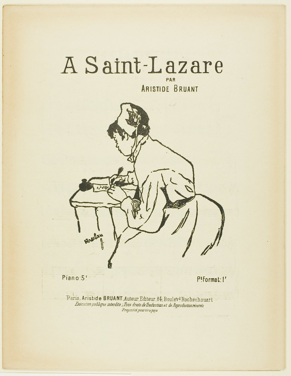 In Saint-Lazare von Henri de Toulouse-Lautrec