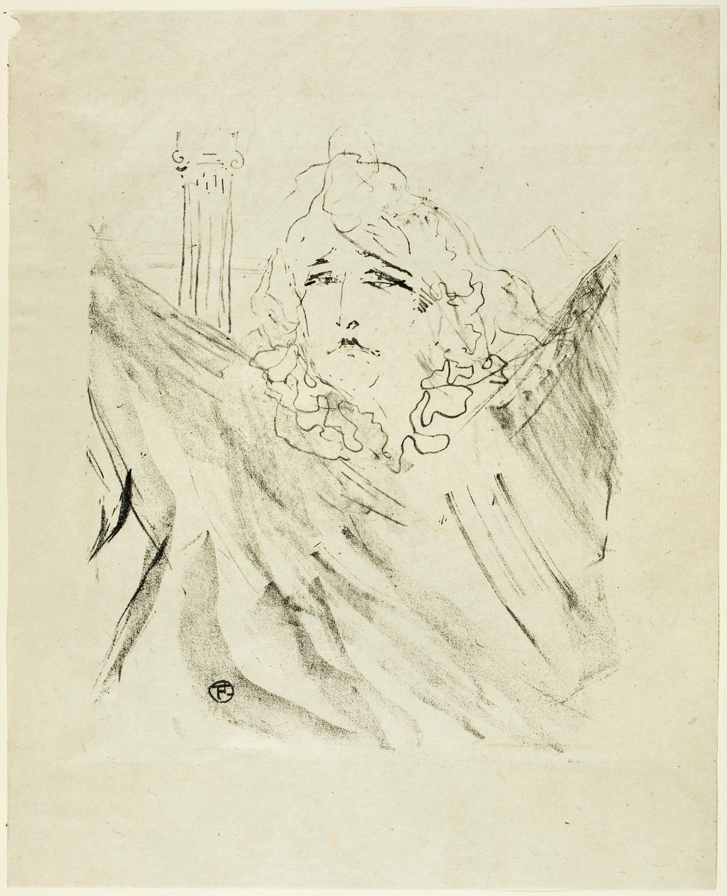 Sarah Bernhardt, aus Treize Lithographies von Henri de Toulouse Lautrec