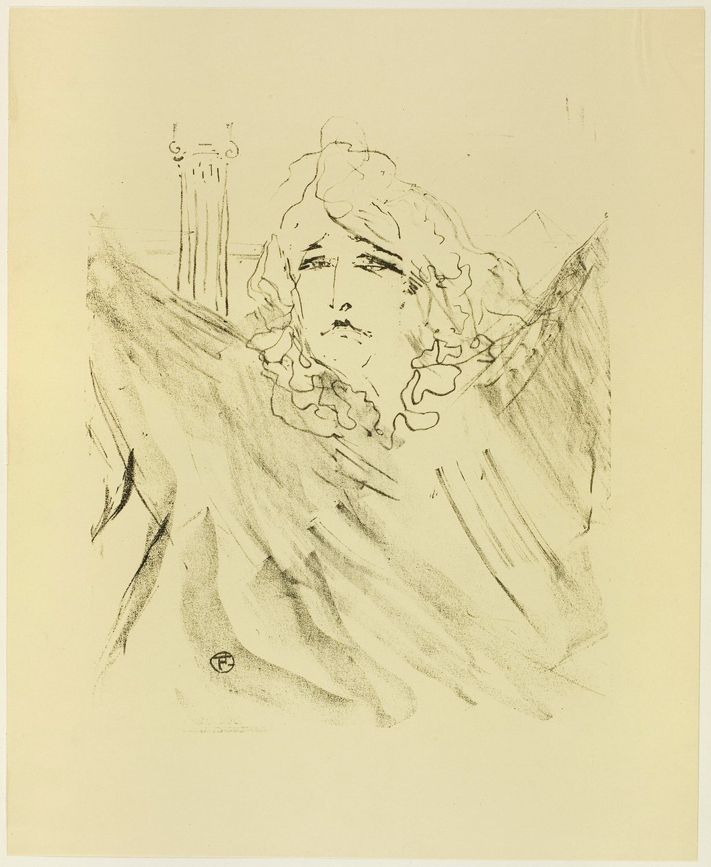 Sarah Bernhardt, aus Treize Lithographies von Henri de Toulouse Lautrec
