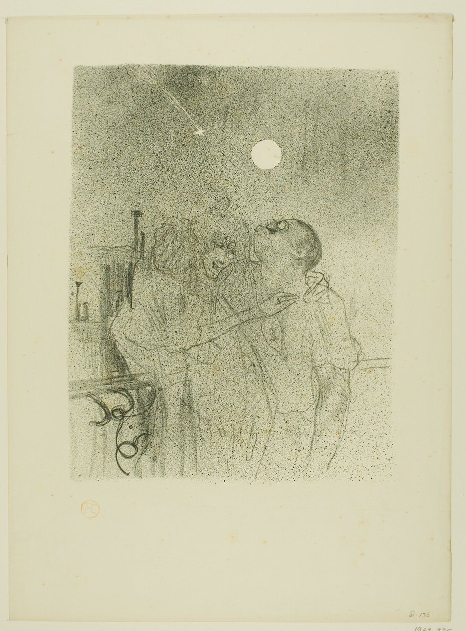 Sternschnuppen, aus Mélodies de Désiré Dihau von Henri de Toulouse Lautrec