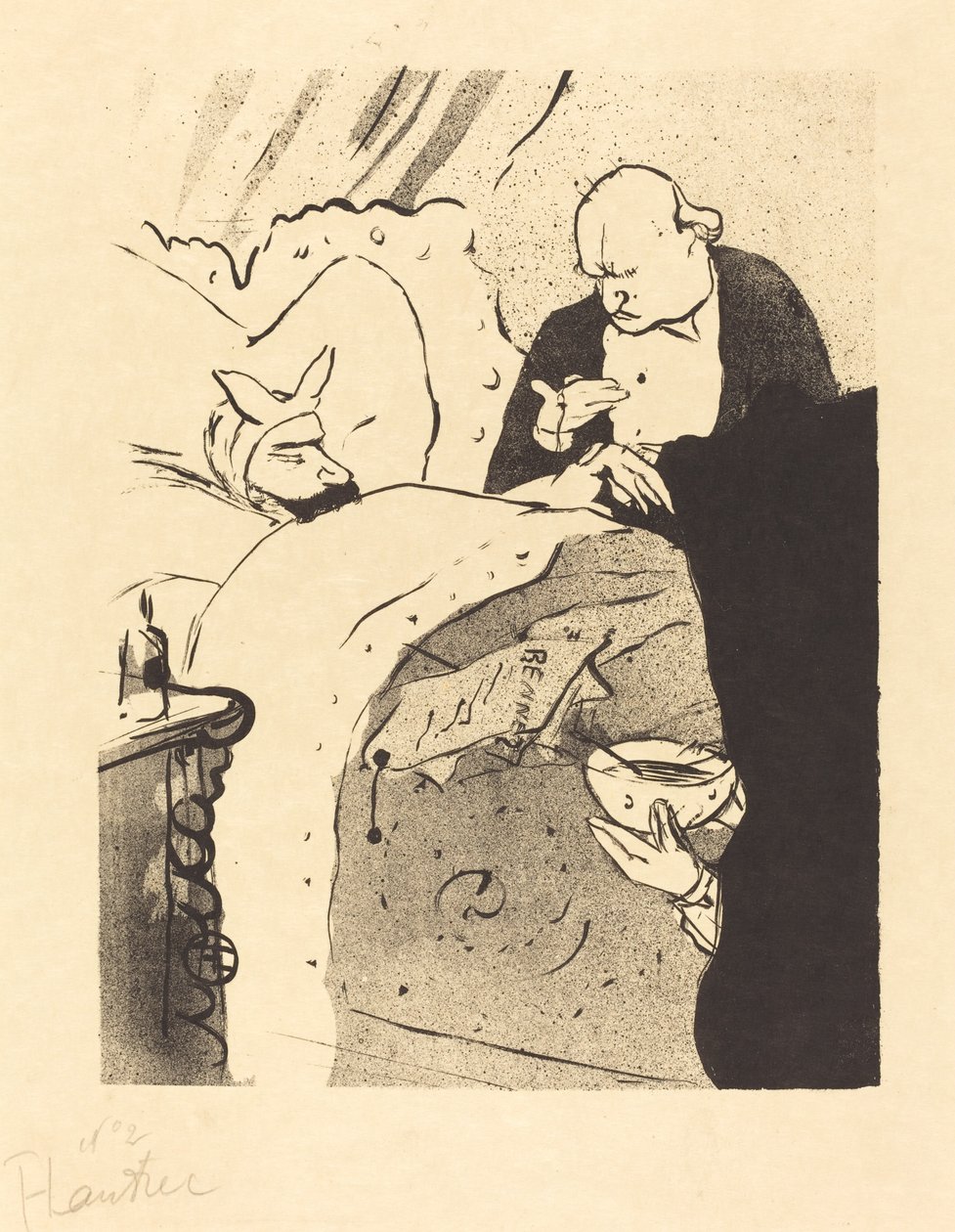 Kranker Carnot! Carnot malade!, 1893 von Henri de Toulouse-Lautrec