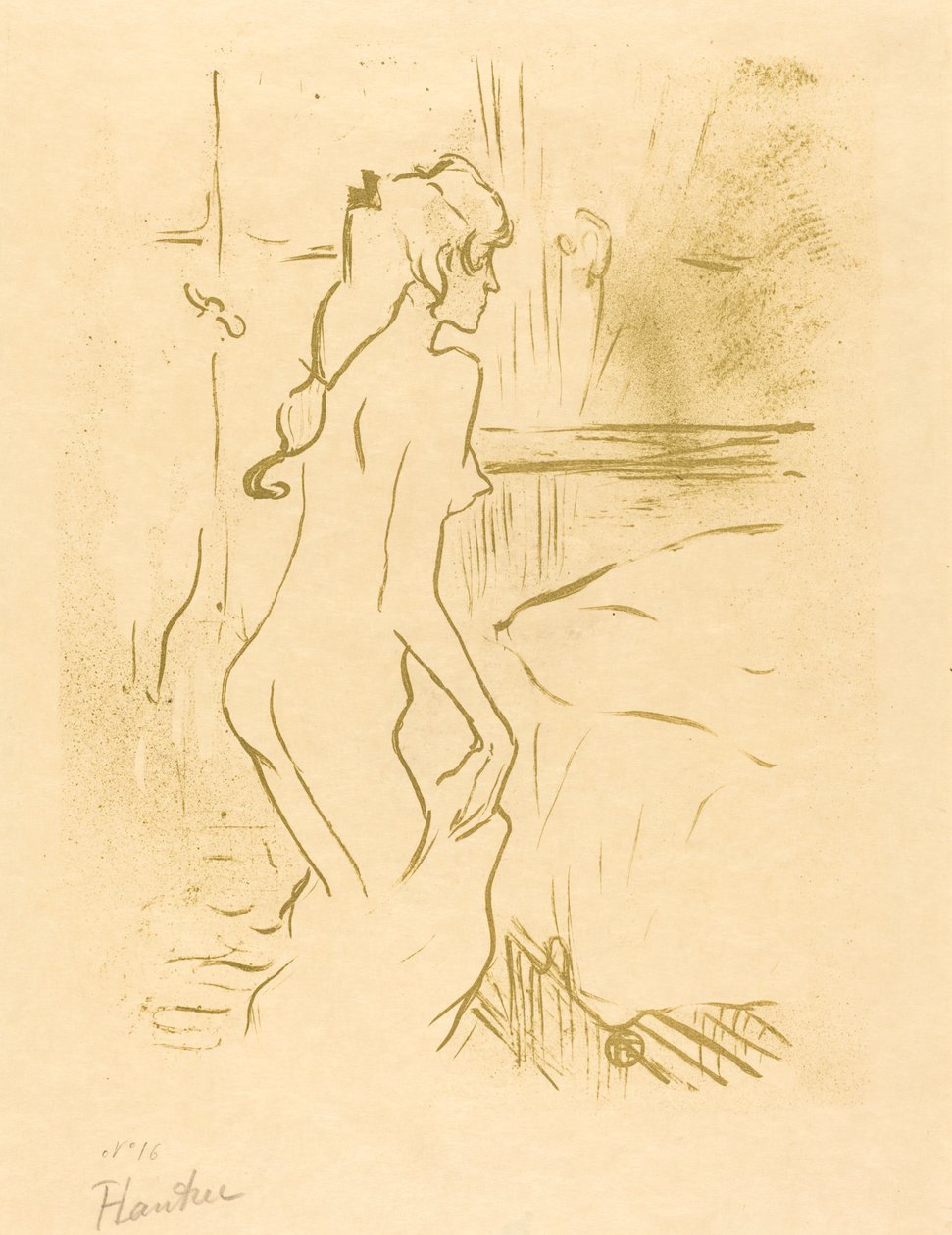 Studie einer Frau von Henri de Toulouse Lautrec