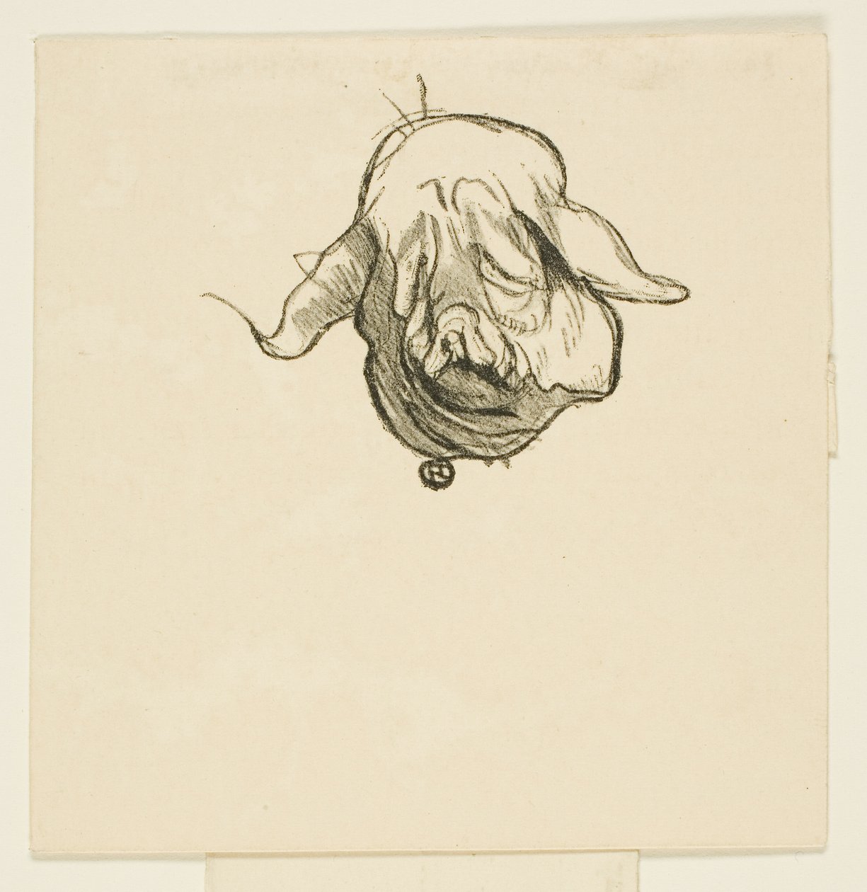 Schlussvignette aus Au Pied du Sinaï von Henri de Toulouse Lautrec