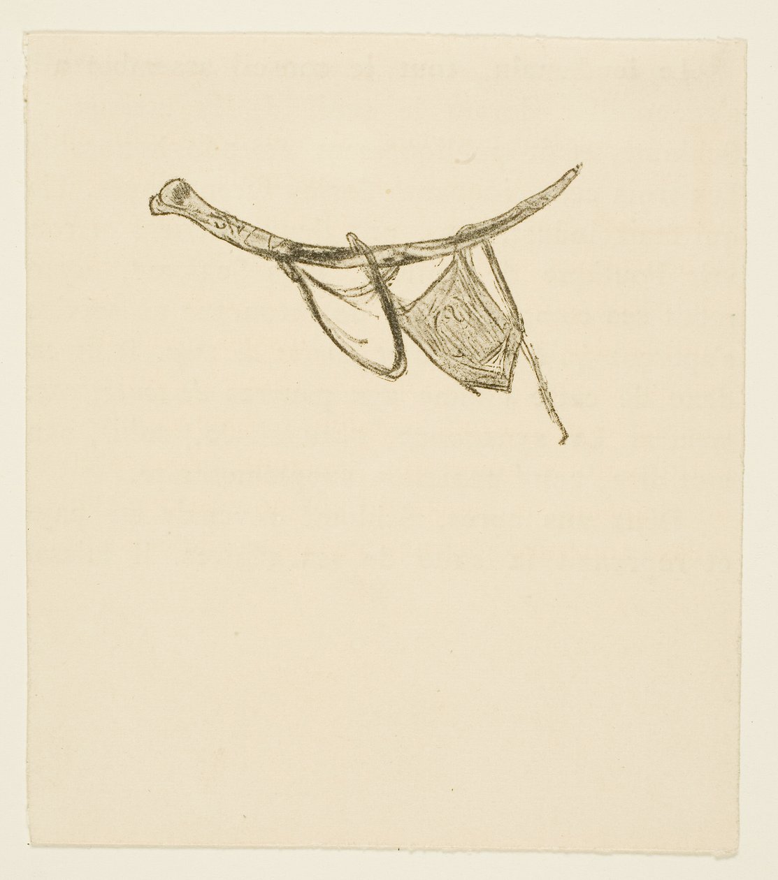 Schlussstück aus Au Pied du Sinaï von Henri de Toulouse Lautrec