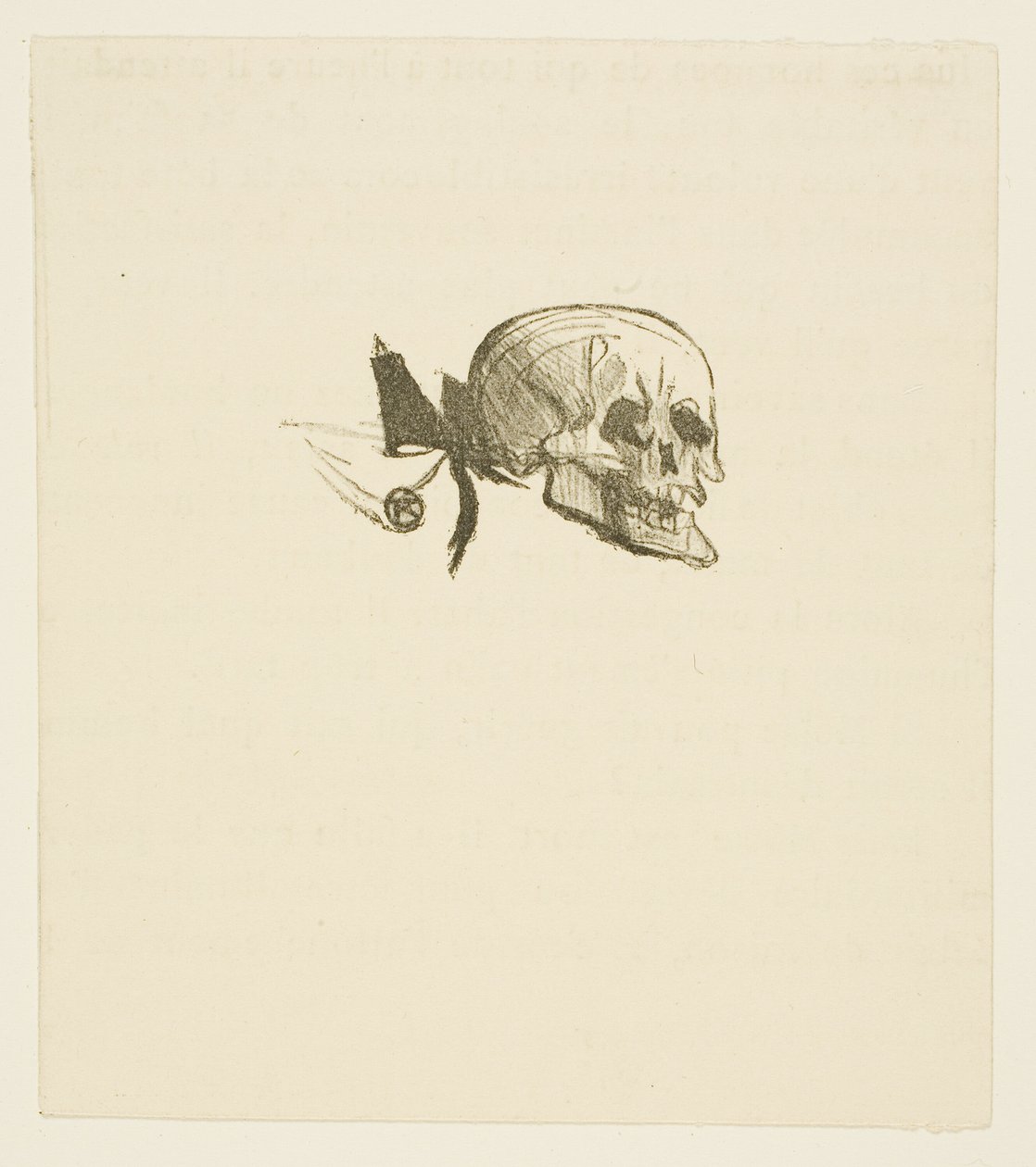 Schlussvignette aus Au Pied du Sinaï von Henri de Toulouse Lautrec