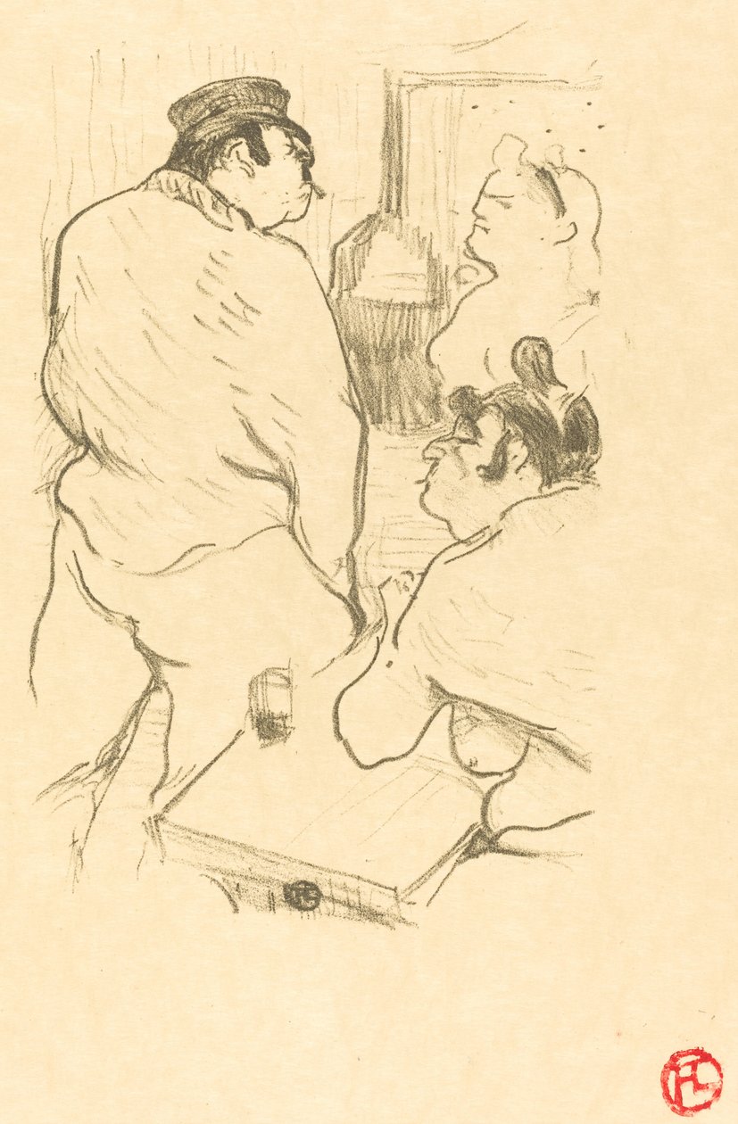 Der Schrecken von Grenelle, 1894 von Henri de Toulouse Lautrec