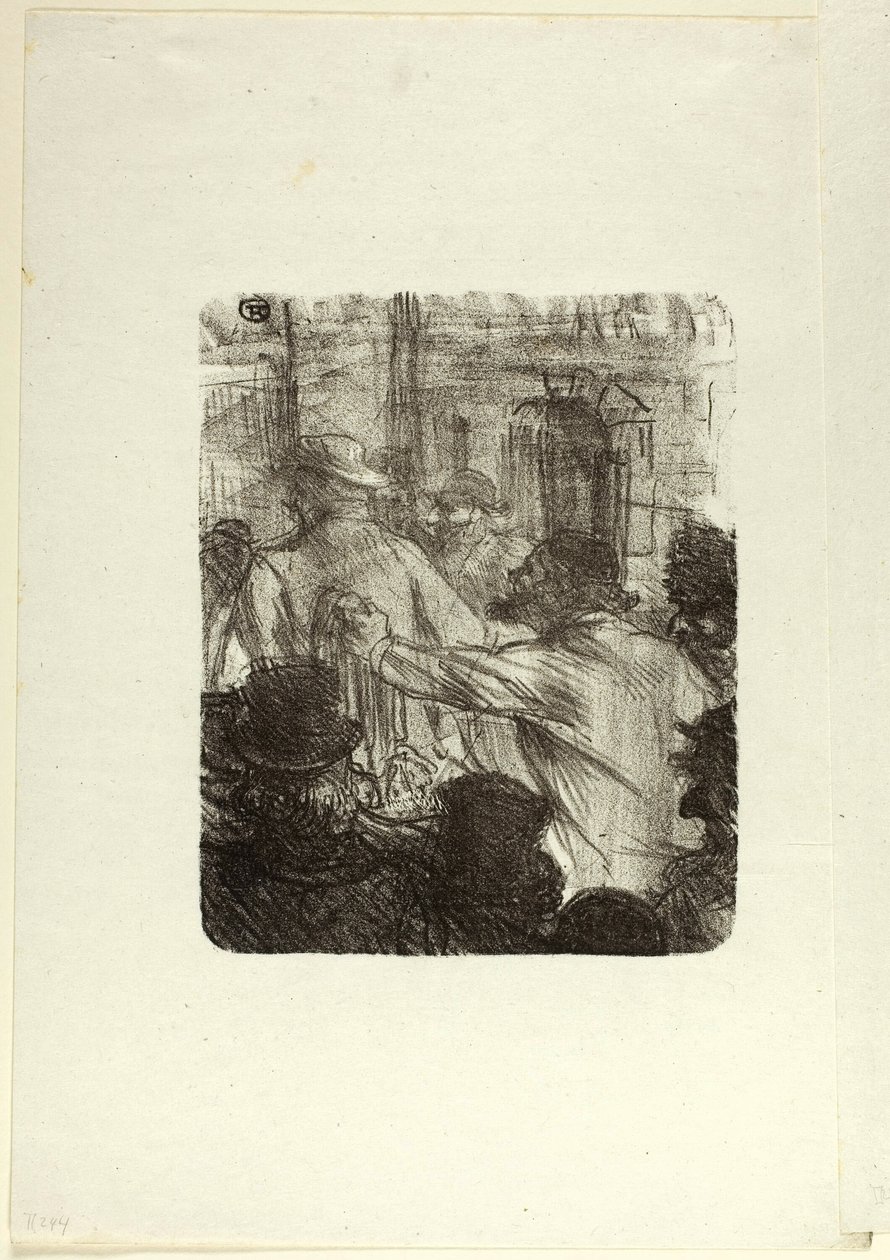 Textilmarkt, Krakau, aus Au Pied du Sinaï von Henri de Toulouse Lautrec