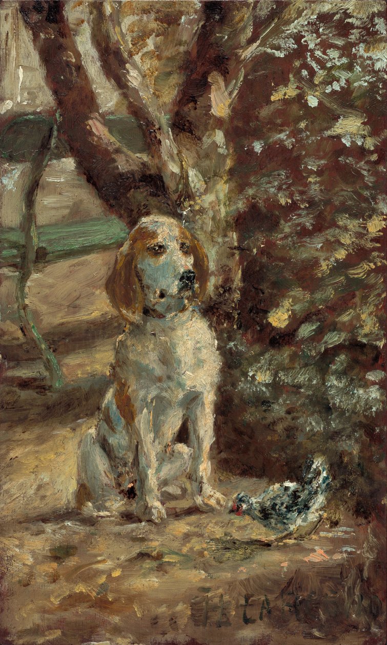 Der Hund des Künstlers Flèche, ca. 1881 von Henri de Toulouse Lautrec