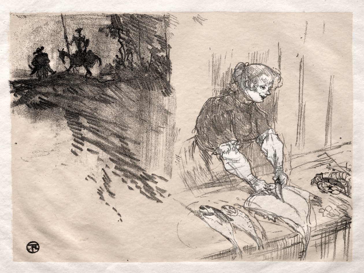 Die kurzen Freuden: Umschlag von Henri de Toulouse Lautrec
