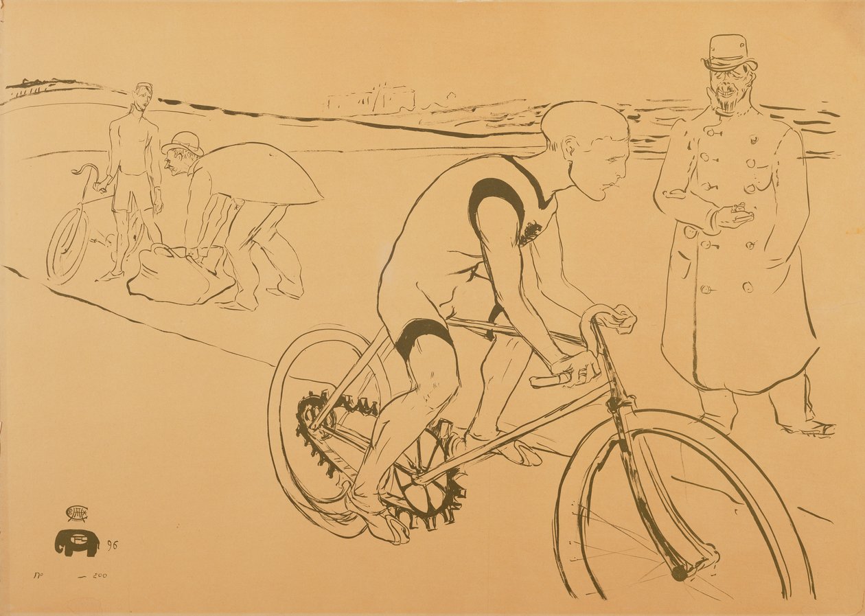 Der Radfahrer Michael, 1896 von Henri de Toulouse Lautrec