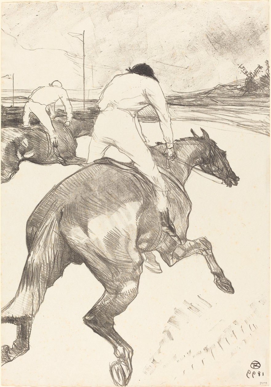 Der Jockey von Henri de Toulouse Lautrec
