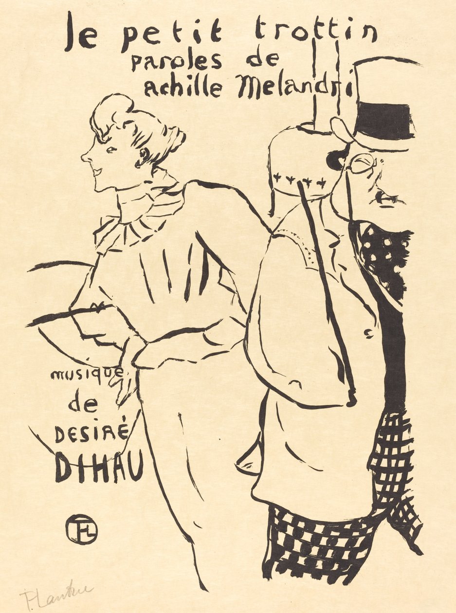 Das kleine Botengirl Le petit trottin, 1893 von Henri de Toulouse Lautrec