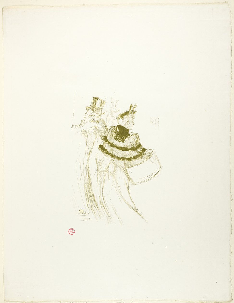 Die alten Herren von Henri de Toulouse Lautrec