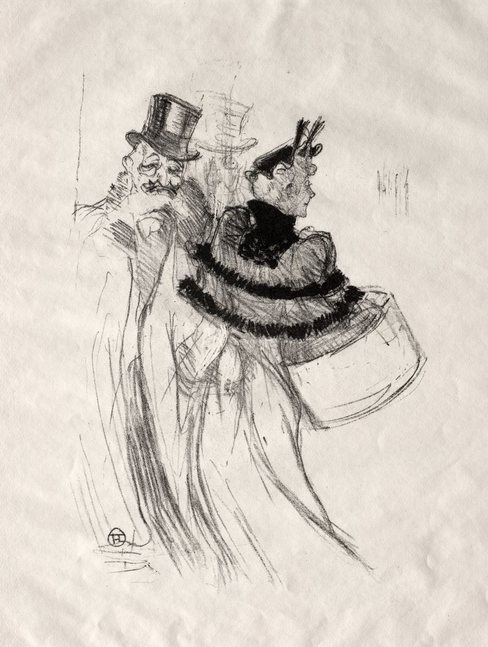 Die alten Herren von Henri de Toulouse Lautrec