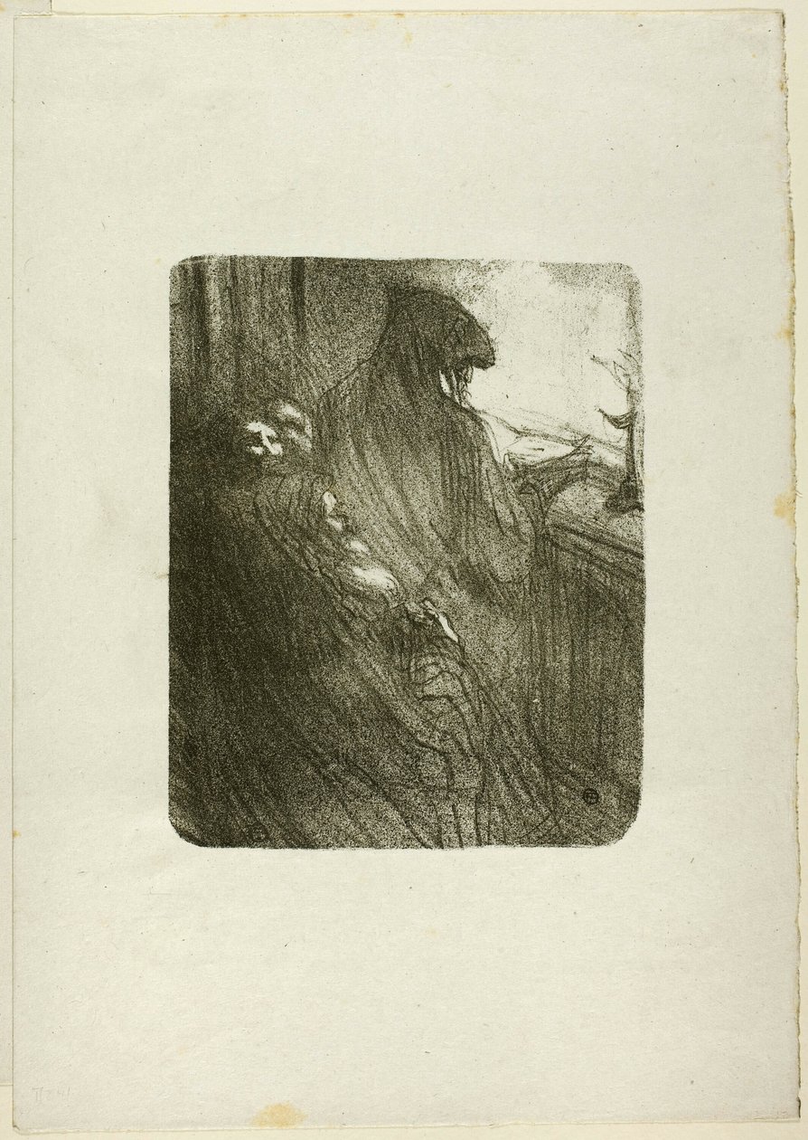 Das Gebet der polnischen Juden, aus Au Pied du Sinaï von Henri de Toulouse Lautrec