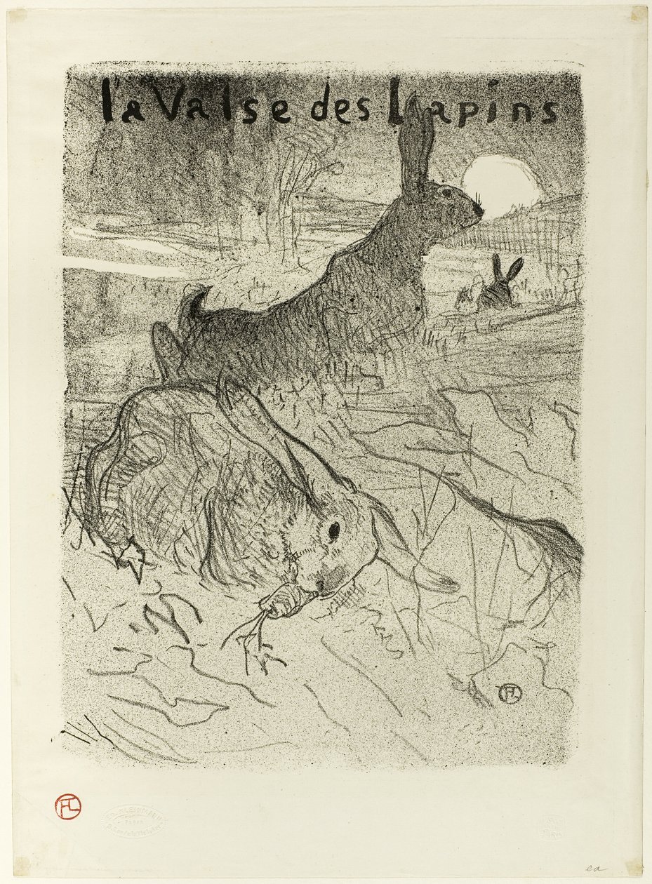 Der Walzer der Kaninchen von Henri de Toulouse Lautrec