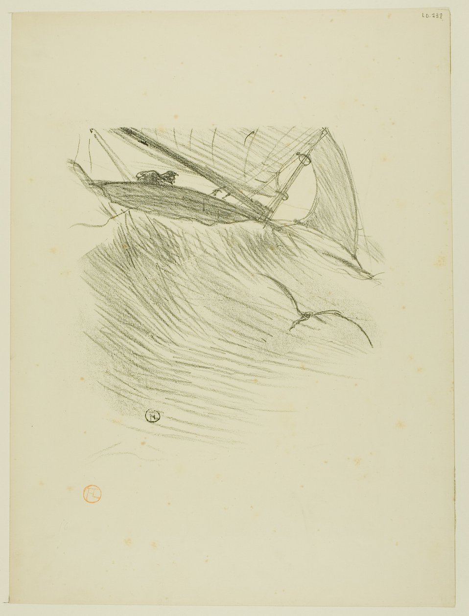 Die Seeschwalben, aus Mélodies de Désiré Dihau von Henri de Toulouse Lautrec