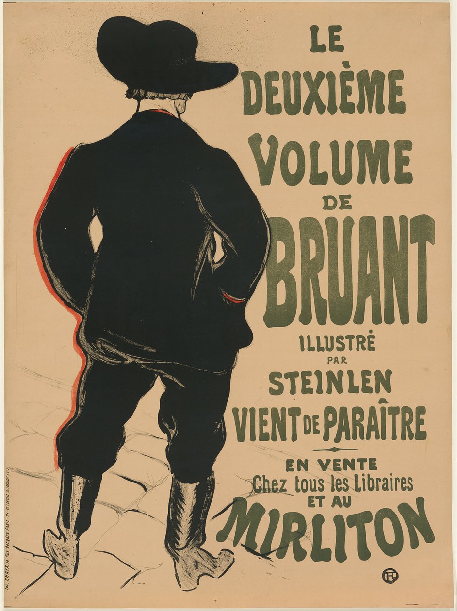 Der zweite Band von Bruant von Henri de Toulouse Lautrec