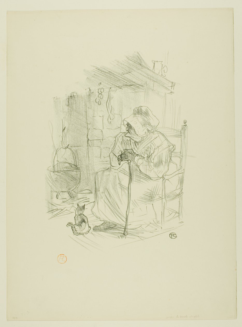 Das Geheimnis, aus Mélodies de Désiré Dihau von Henri de Toulouse Lautrec