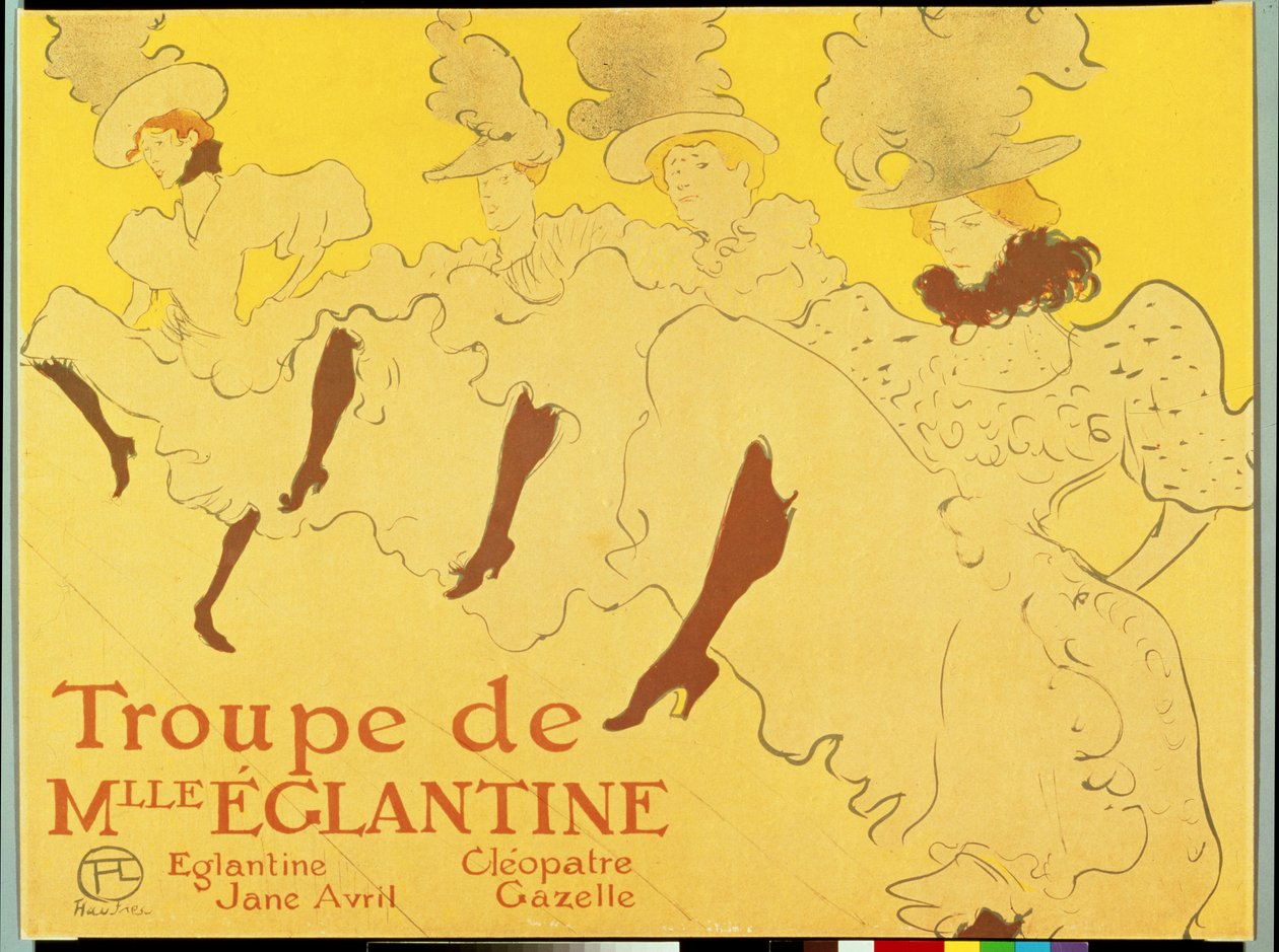 Die Truppe von Mademoiselle Eglantine, 1896 von Henri de Toulouse Lautrec