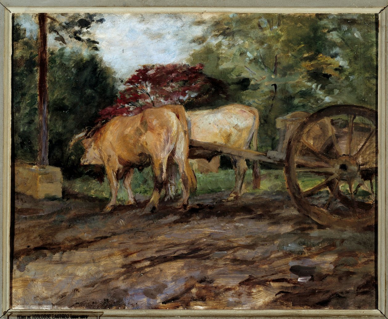 Die Ochsen unter dem Joch von Henri de Toulouse-Lautrec