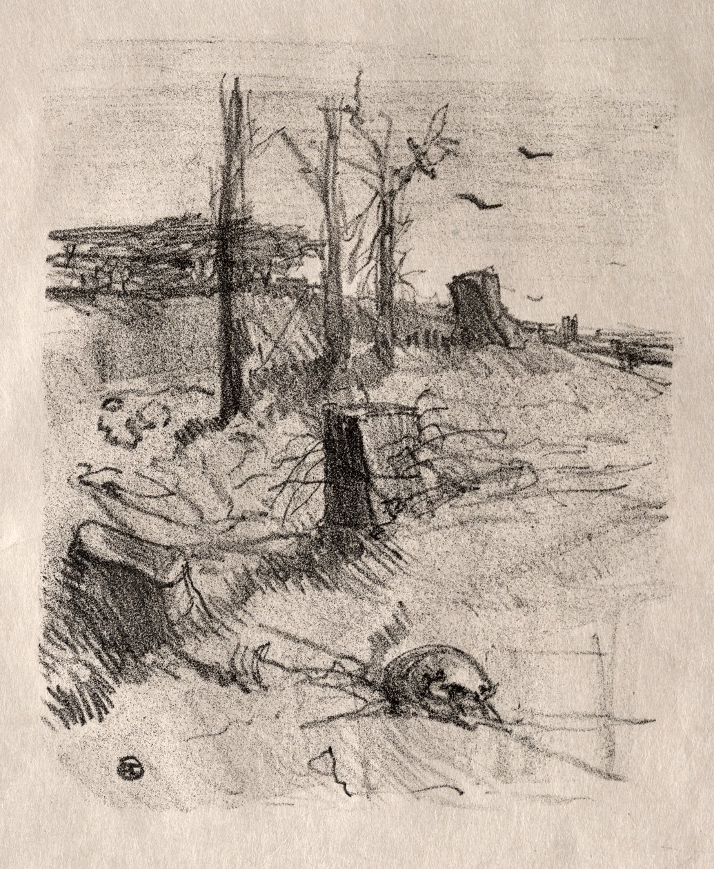 Ein Friedhof in Galizien, 1898 von Henri de Toulouse-Lautrec