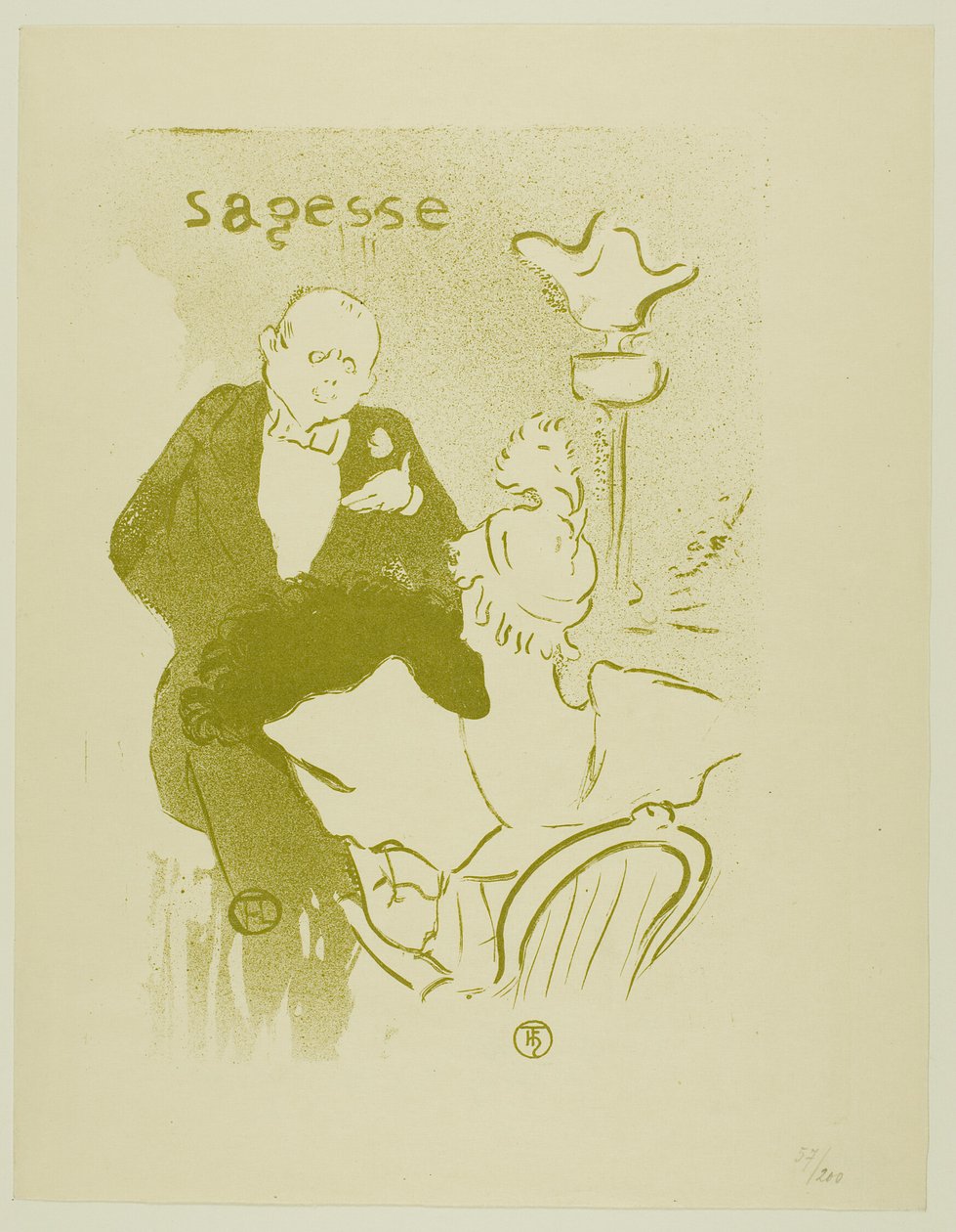 Weisheit von Henri de Toulouse Lautrec