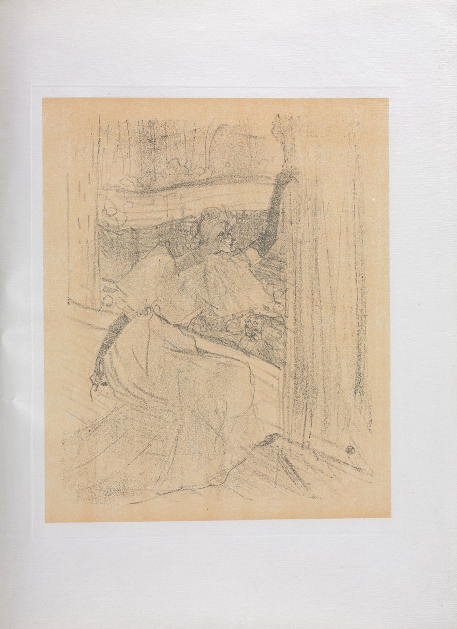 Yvette Guilbert-Englische Serie: Saluant le public, 1898 von Henri de Toulouse Lautrec