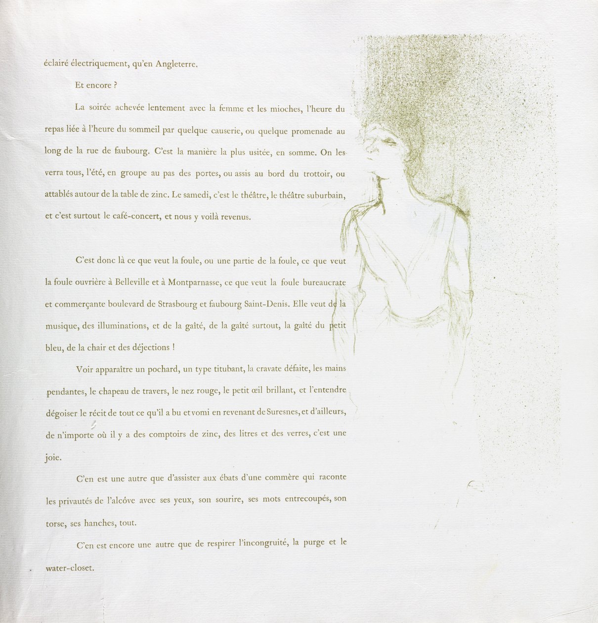 Yvette Guilbert-Französische Serie: Nr. 9 (1894) von Henri de Toulouse Lautrec