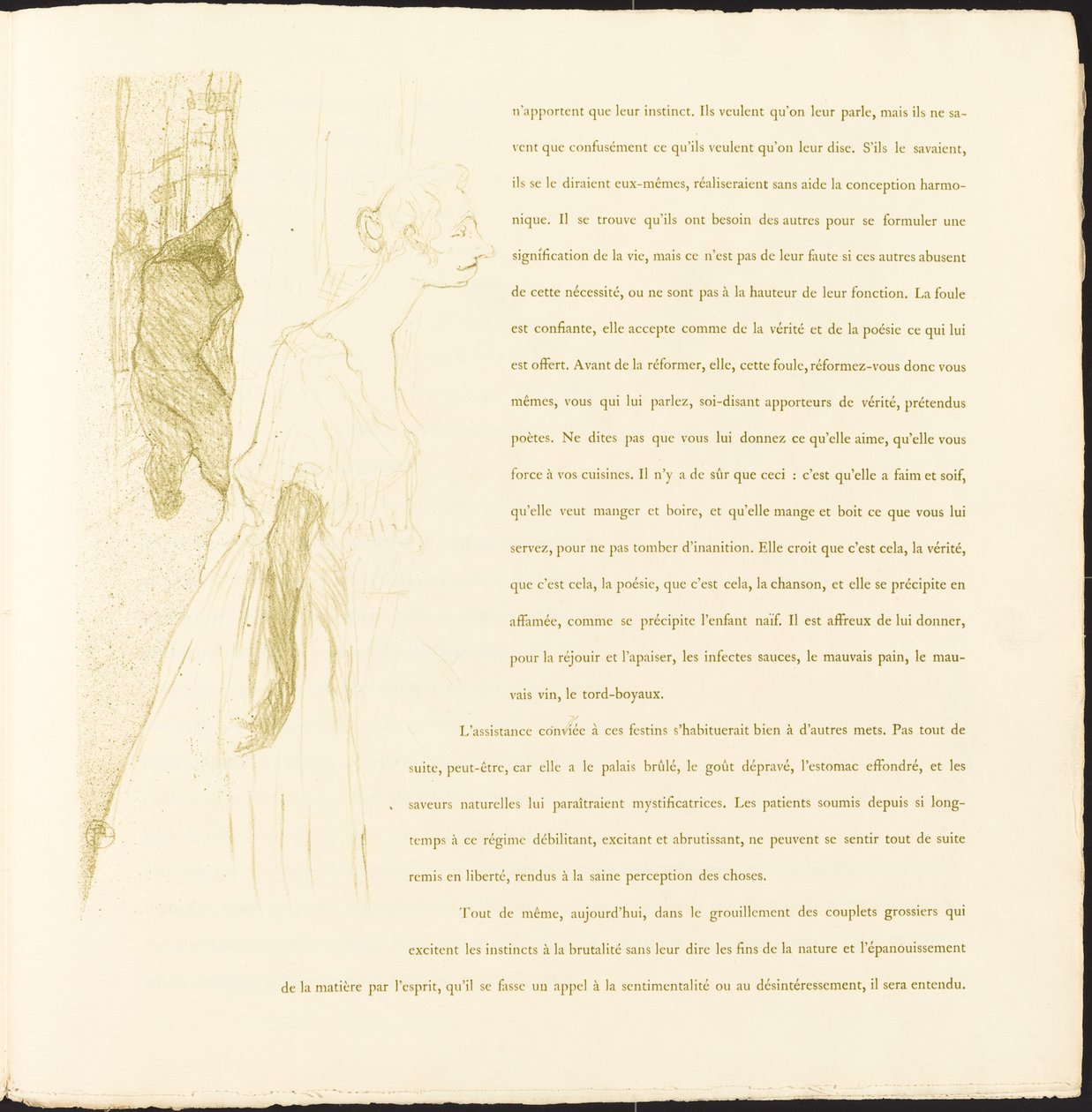 Yvette Guilbert von Henri de Toulouse Lautrec