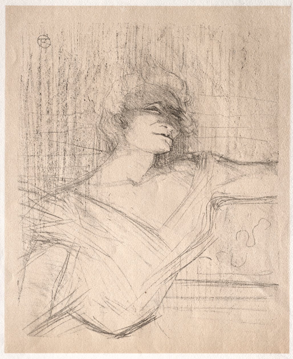 Yvette Guilbert: Dans la glu, 1898 von Henri de Toulouse Lautrec