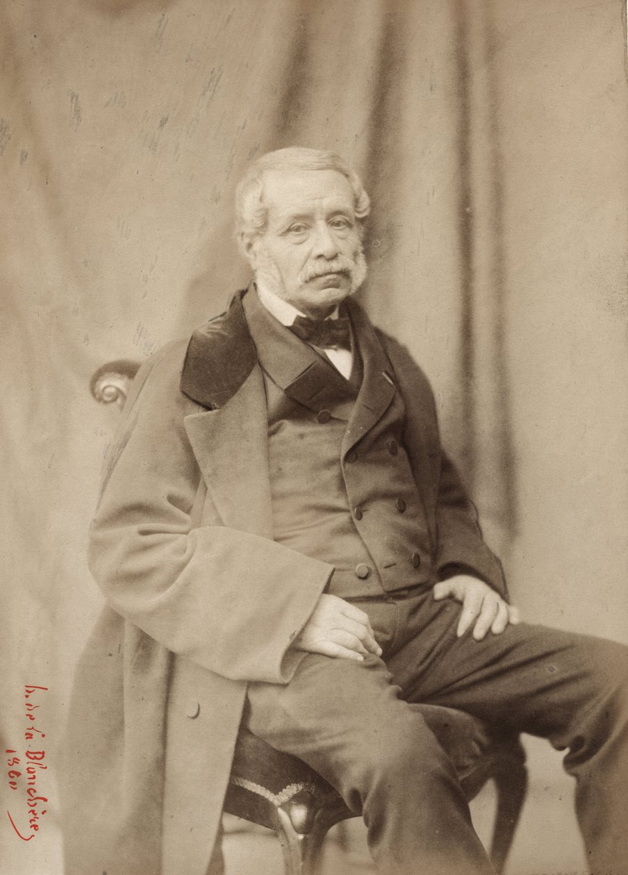 Nebel, Fotografie von Henri de la Blanchere (1821-1880), 39 boulevard des Capucines Paris 1839 (s/w Foto) von Henri de la Blanchere