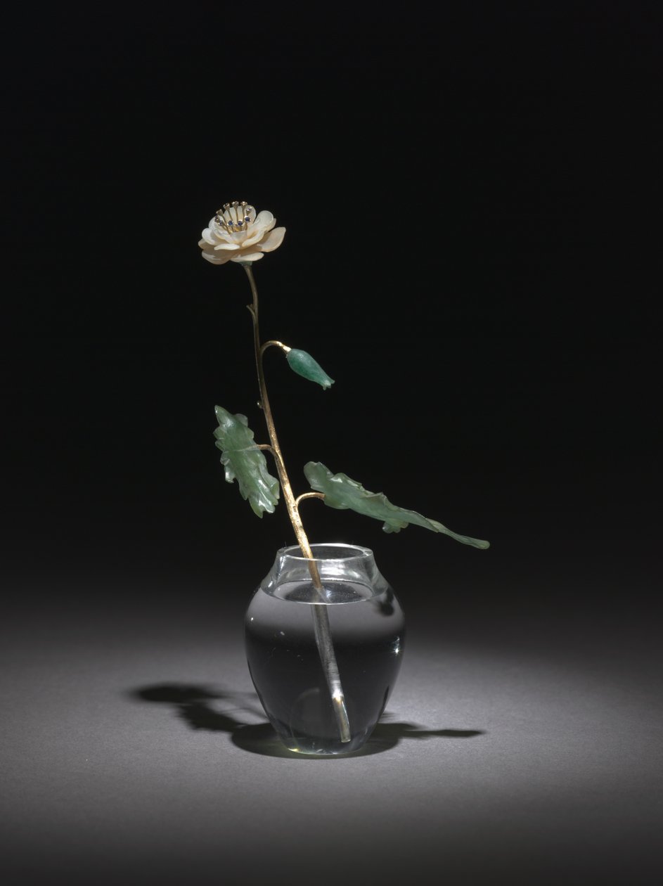 Weiße Blume, Firma Peter Carl Fabergé von Henrik Wigstrom