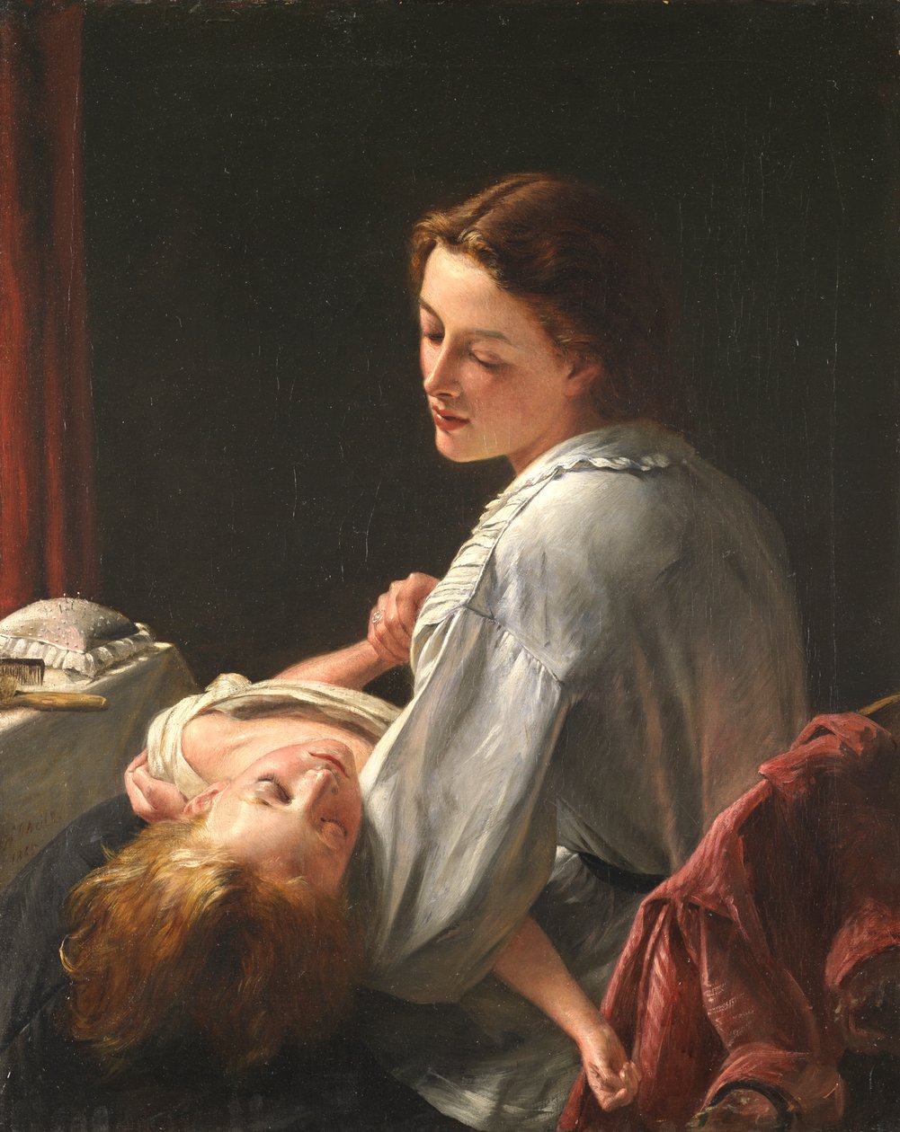 Die Lektion (1865) von Henry Nelson O