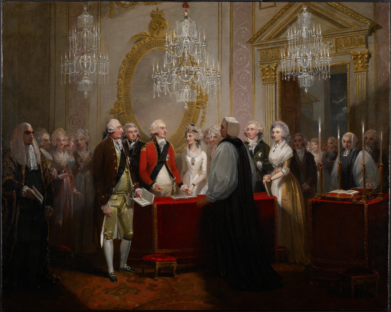 Die Hochzeit des Herzogs und der Herzogin von York, 1791 von Henry Singleton
