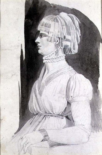 Studie einer Frau von Johann Heinrich Füssli
