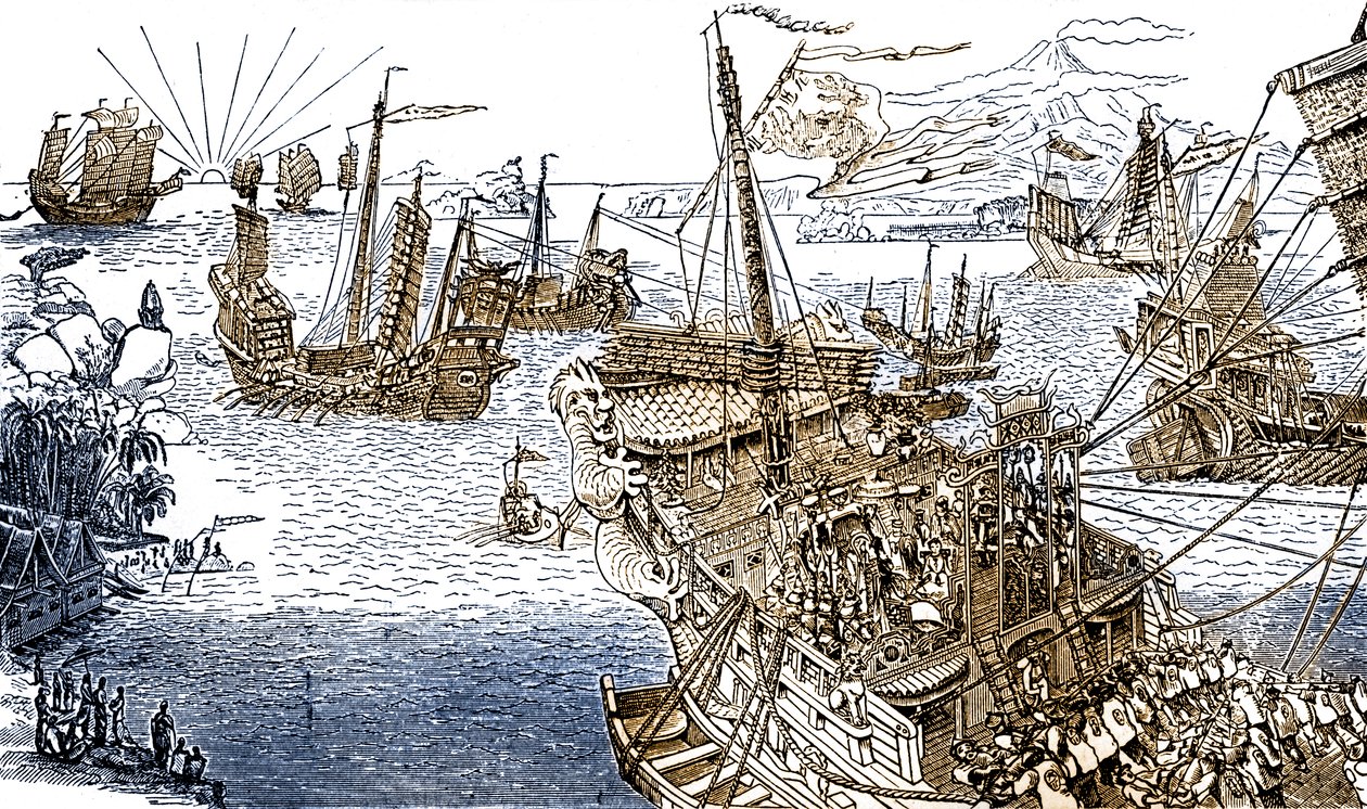Das Schiff von Marco Polo von Henry (after) Yule
