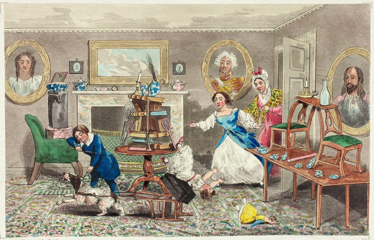 Erster Schritt zur Kutschbank von Henry Alken