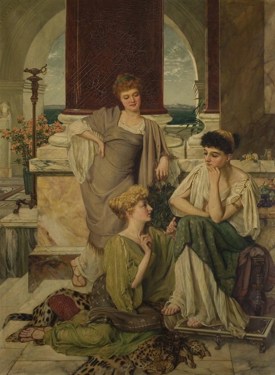 Ein Streit, spätes 19. Jahrhundert von Henry Baynton