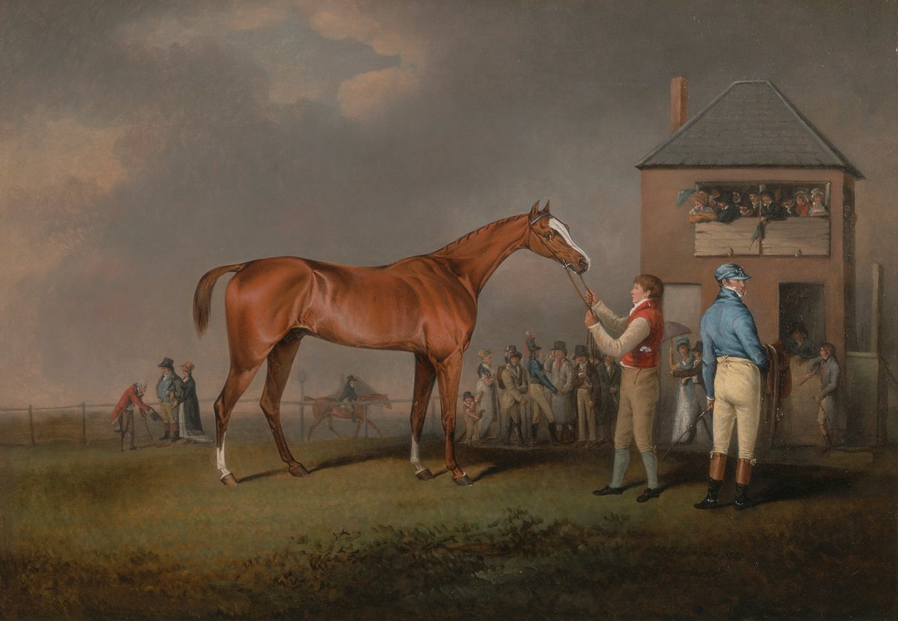 Quiz, nach seinem letzten Rennen in Newmarket von Henry Bernard Chalon