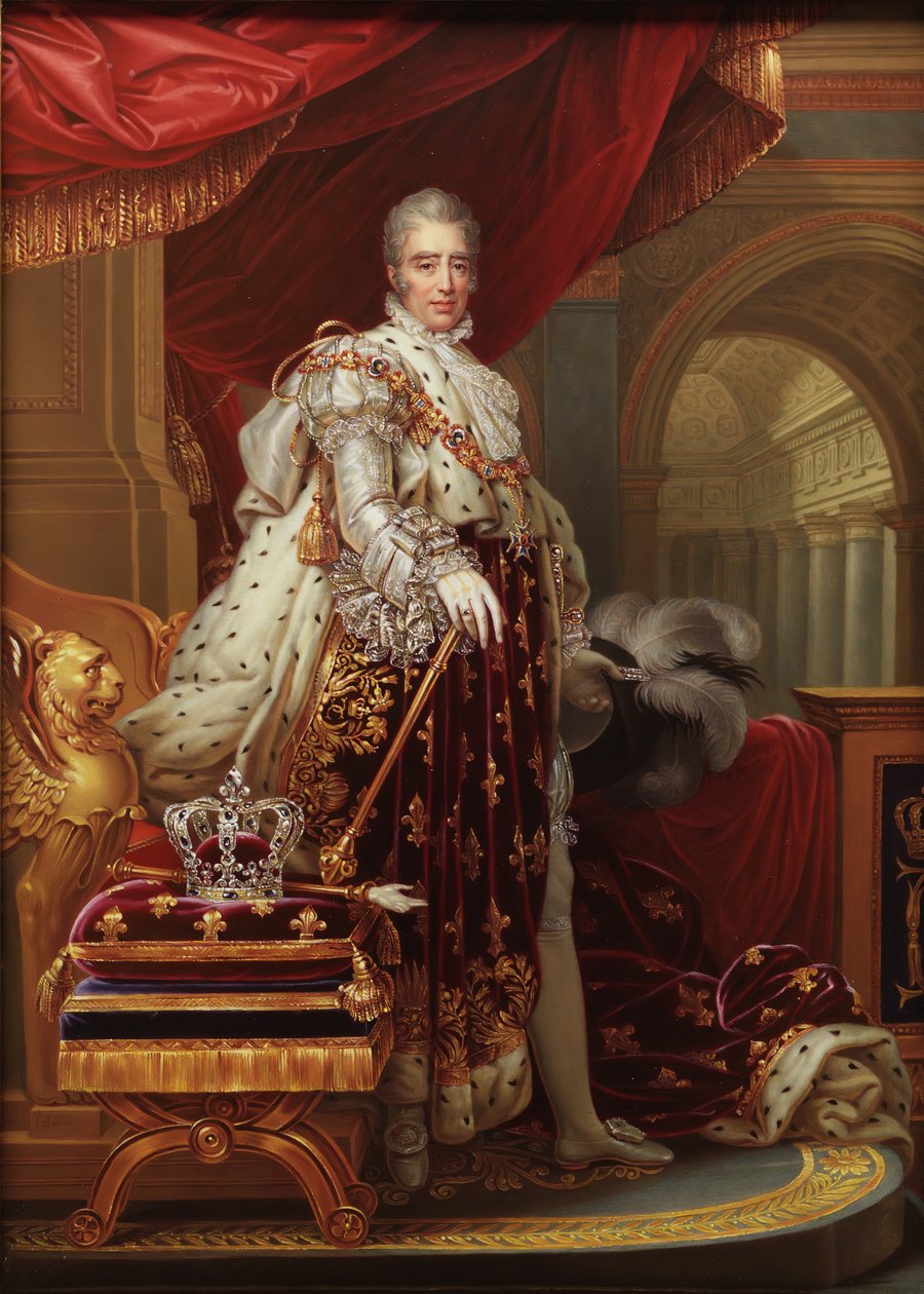 Karl X. 1757-1836, König von Frankreich, nach Gérard von Henry Bone