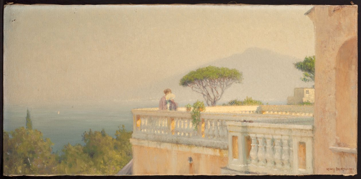 Terrasse des Cocumella Hotels von Henry Brokman Knudsen