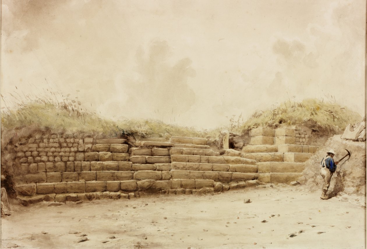 Housesteads, ca. 1848 von Henry Burdon Richardson